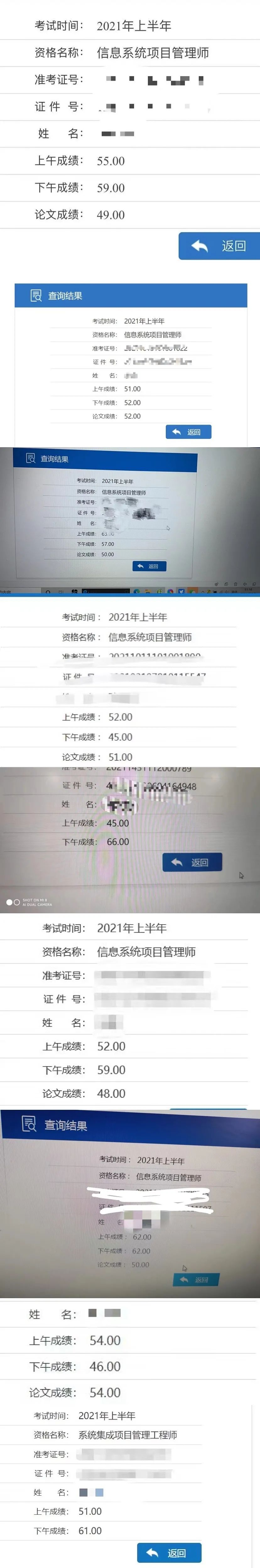 软考成绩 软考成绩